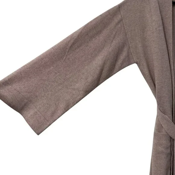 Johnny Was Mauve Pink Pure Cashmere Belted Sweater Cardigan Womens Small - Picture 4 of 7